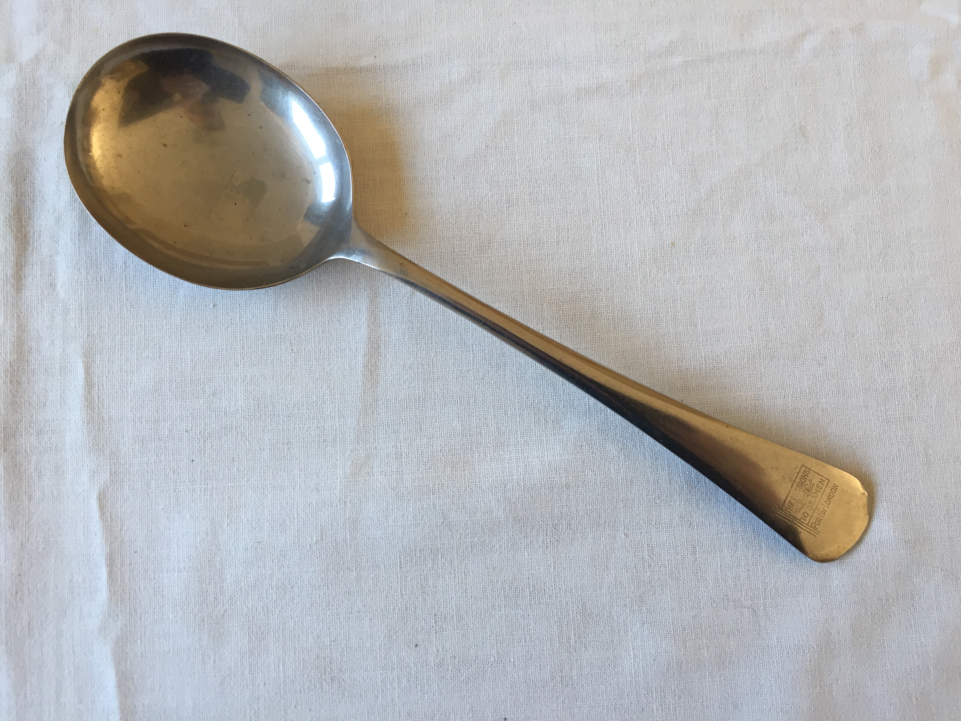 EARLY DESSERT/SOUP SPOON FROM THE PORT OF LONDON AUTHORITY